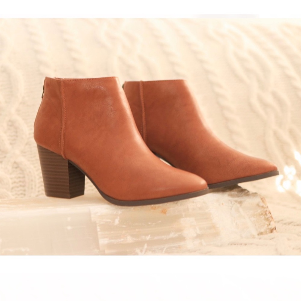 Reda Cognac Booties